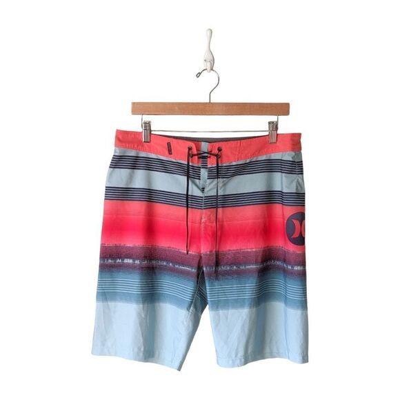 Hurley Men's Phantom Gaviota 18" Boardshorts Sz 31 in Noise Aqua - Picture 7 of 15